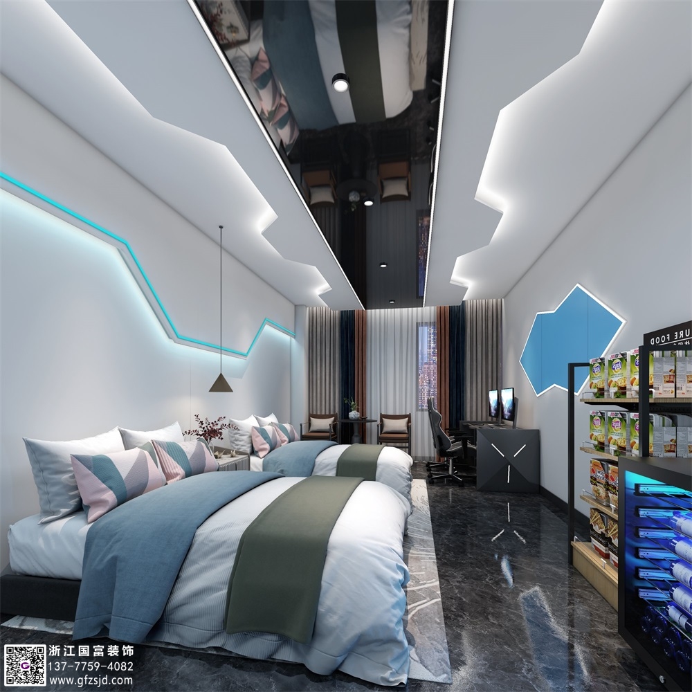 電競(jìng)酒店內(nèi)部裝修效果圖